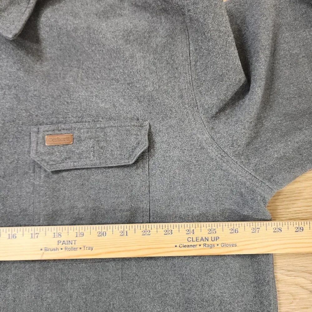 Carhartt Loose Fit Mid Weight Chambray L/S Button-down Men’s XXL - Picture 9 of 12